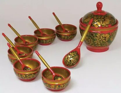 Деревянная хохлома