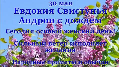 Сильный день в мае