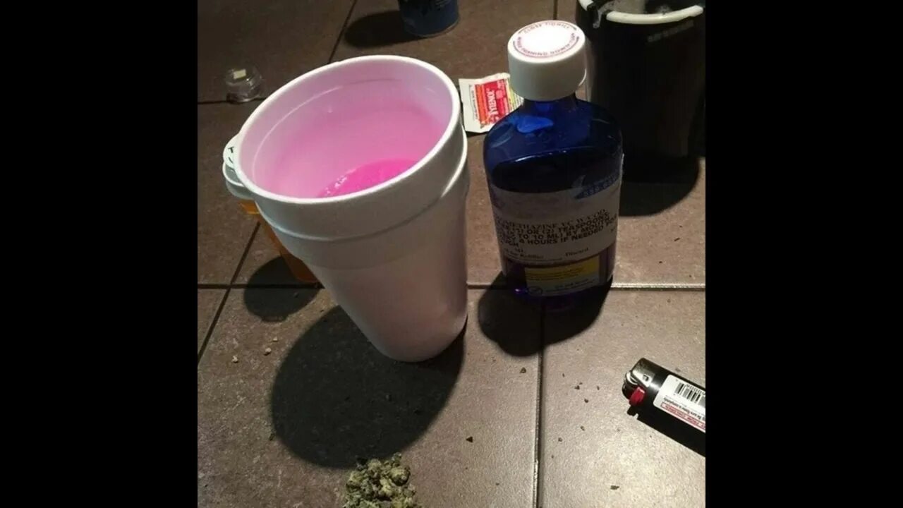 Codeine tears in her fanta