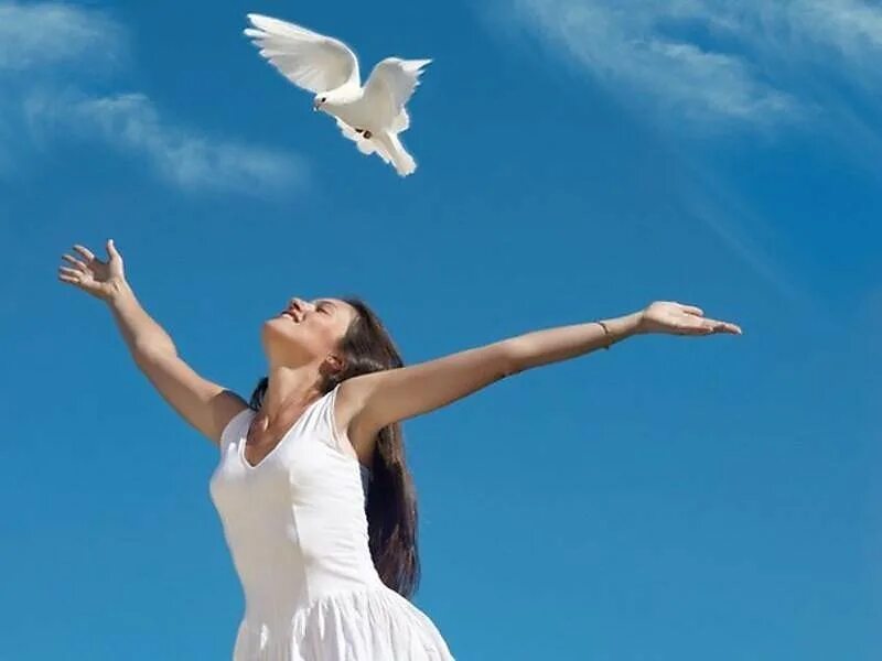 Хотеться летать. Счастливая женщина. Птица свободы. Девушка и птица Свобода. Свобода радость счастье.