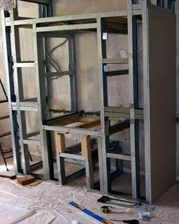 Полки из профиля для гипсокартона