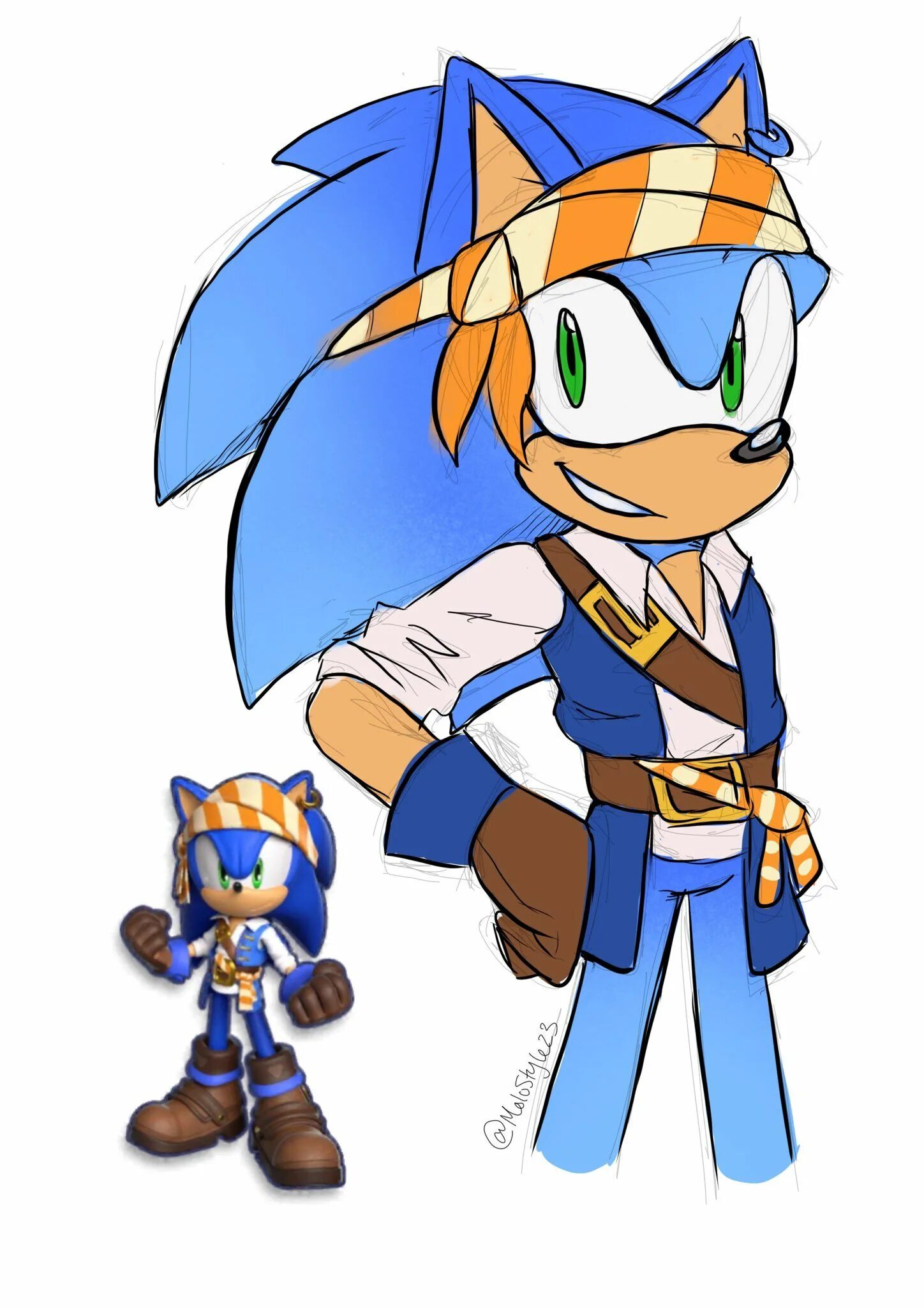 Pirate sonic. Соник пират. соник пиратская версия. piratic sonic art. bootleg sonic.