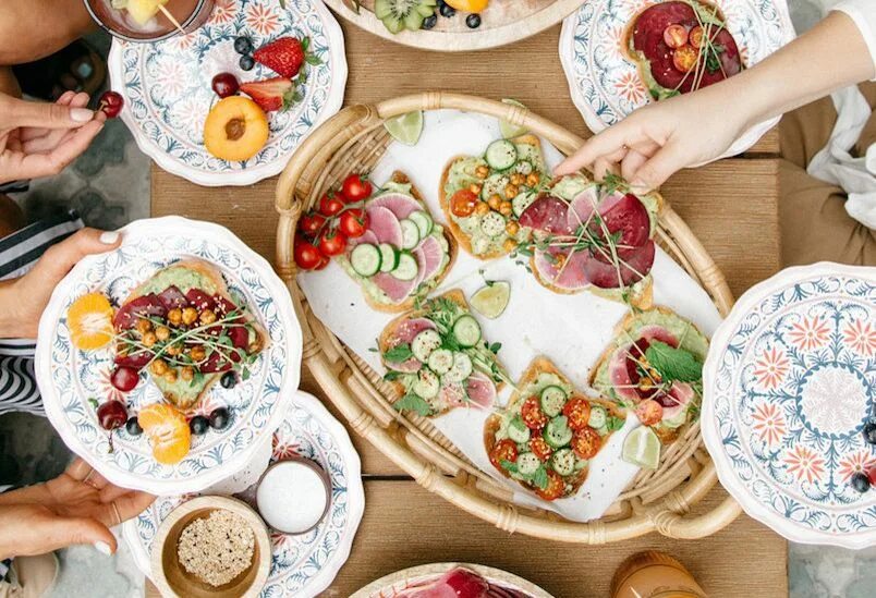 Идеи еды. Идеи для бранча. идеи для brunch. субботний бранч. вечеринка в стиле авокадо.