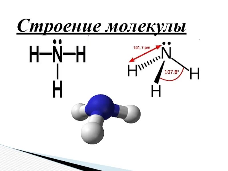 Строение молекулы. Структура молекулы. Линейное строение молекулы. Строение молекулы аммиака.