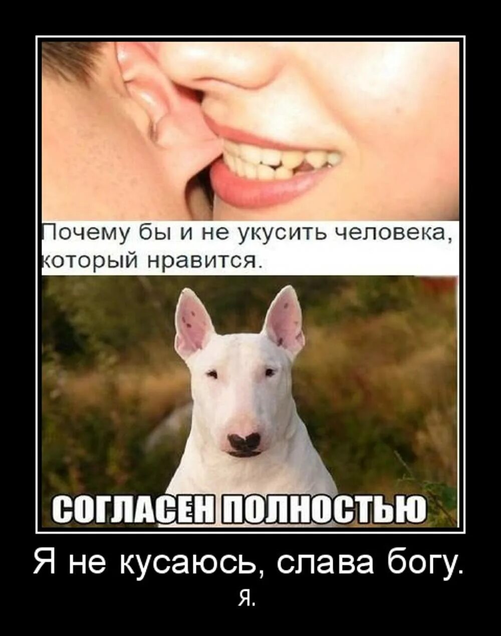 Что значит если человек кусает