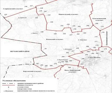План границ муниципального образования
