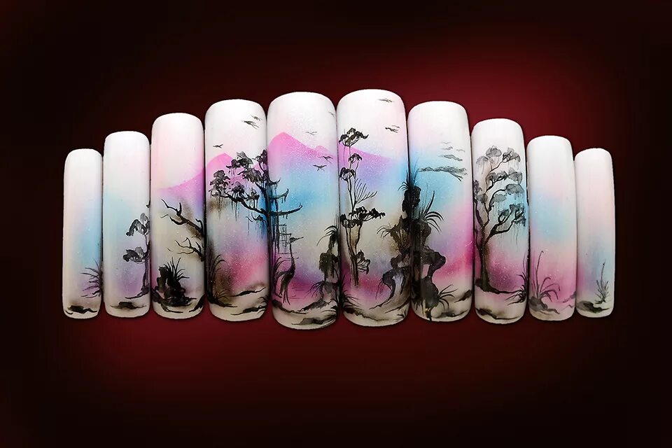 аэрограф для ногтей. аэрограф для ногтей. дизайн ногтей аэрография. аэрография на ногтях. дизайны аэрография.