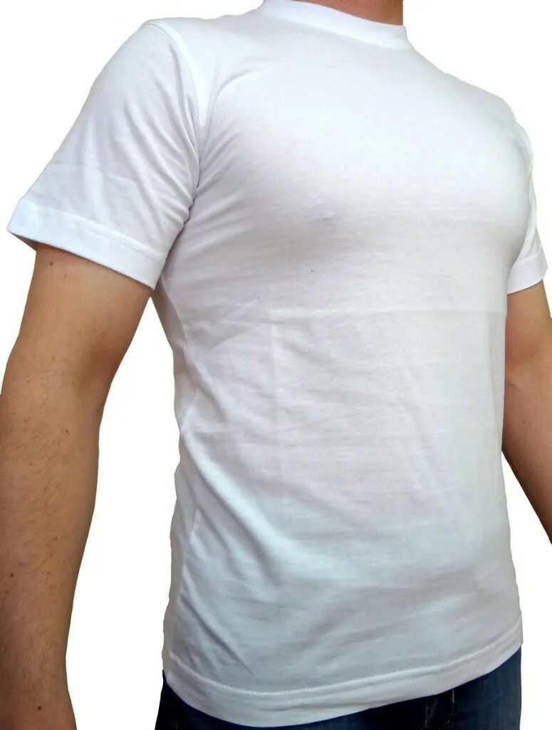 Белая футболка. Белая футболка мужская. Белая футболка сбоку. Футболка с белыми рукавами. Футболка с рукавами москва