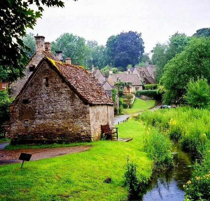 English countryside. Деревня Бибури Великобритания. Деревня Линьероль. Деревня Гримпен Англия.