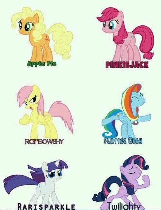 Как я был пони. My little pony как их зовут. название пони из мультика. пони имена. пони дружба это чудо.
