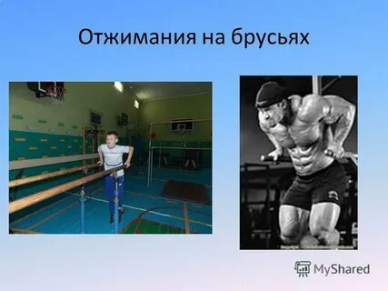 Брусья нормативы