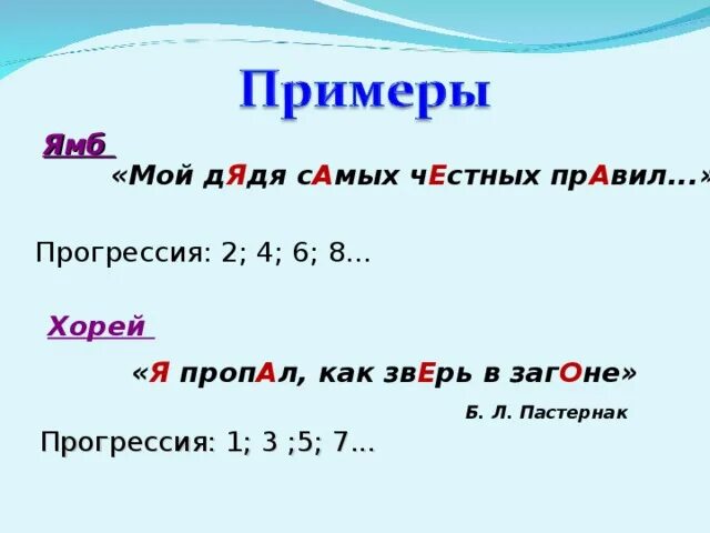 Хорей примеры 6 класс Мой дядя самых честных правил ямб схема 83 фото