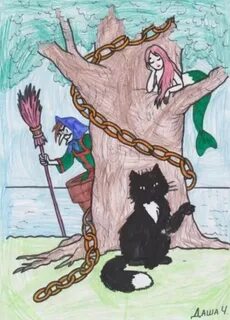 Картинки У лукоморья дуб зеленый для детей (39 шт.) - #12305