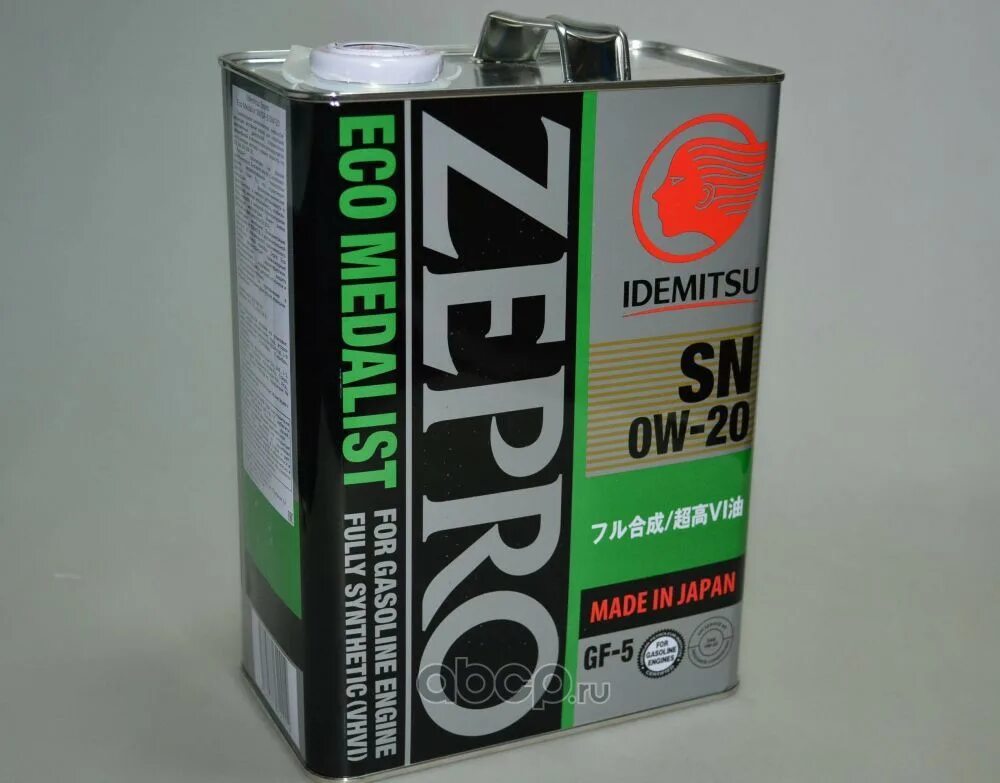 Idemitsu Zepro Eco medalist 0w-20 SN/gf-5, 4 л. Моторное масло 0w20 4л, 30011325746, Idemitsu. 4253004 Idemitsu. Idemitsu Zepro Eco medalist 0w-20. Масло 0w20 в новосибирске