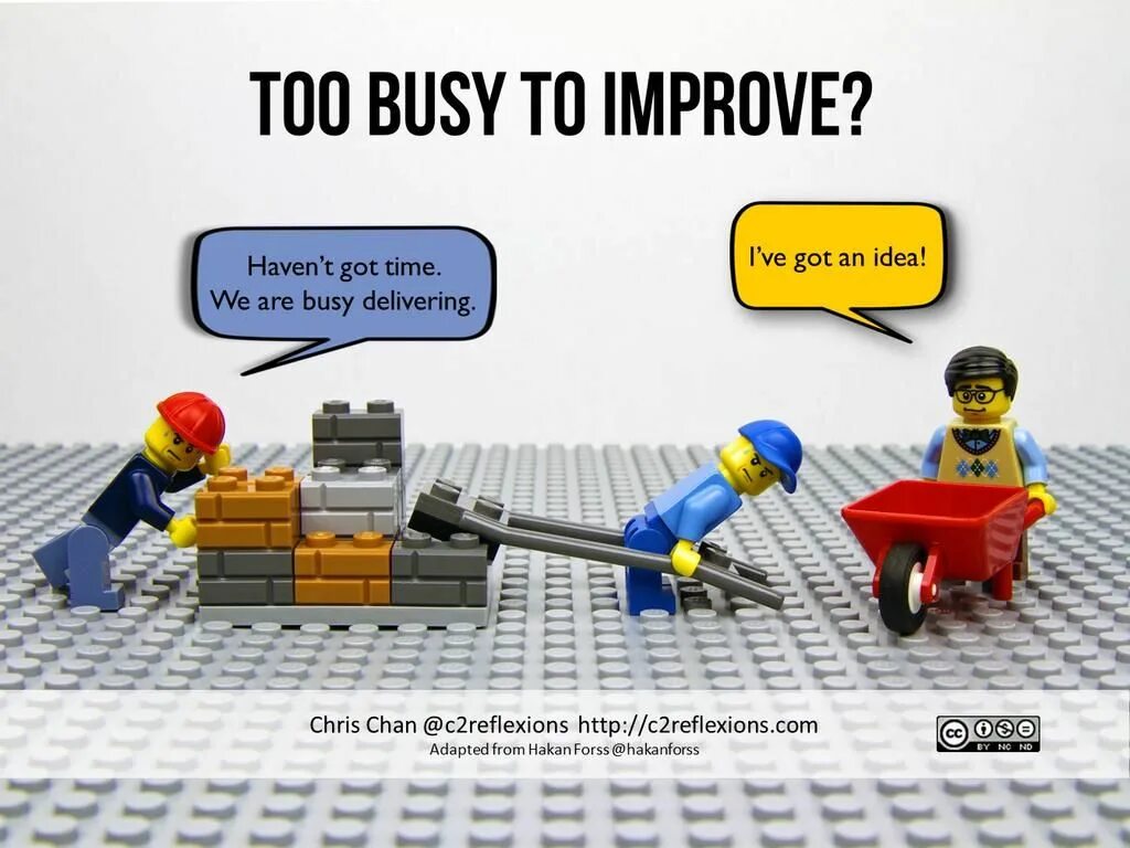 Complete you are too. Are you too busy to improve. to busy to improve. we too busy to improve. we are too busy.
