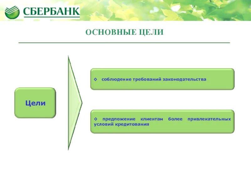 Цель сбербанк как работает. Цель сбербанк как работает