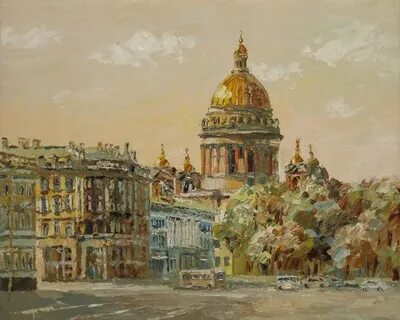 Масло холст петербург
