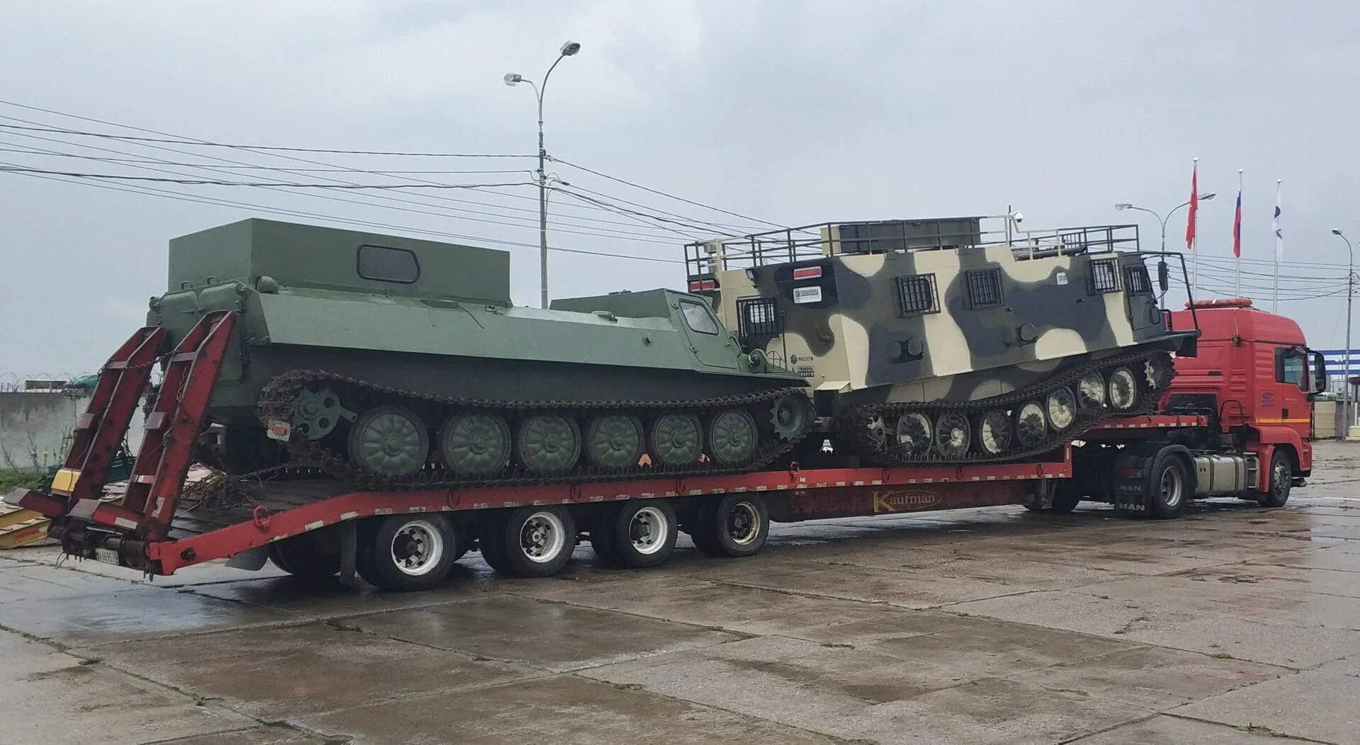 Перевозка гусеничной техники