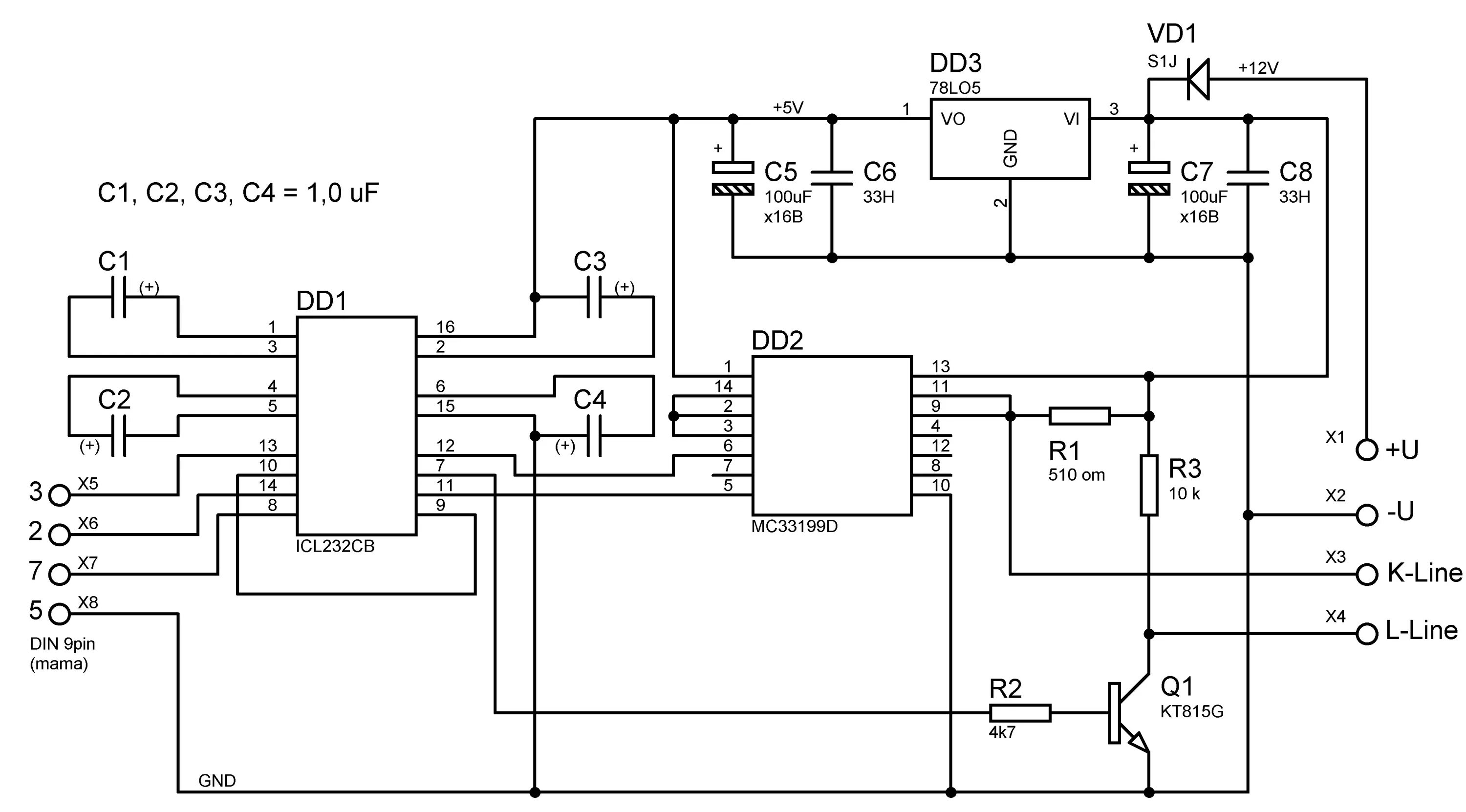 1. Obd2 адаптер своими руками k-line usb схема. 2k line. K line адаптер ftdi232. Vag-com 409.