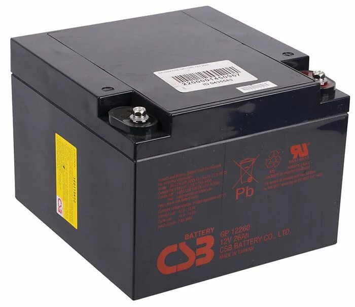 12v 26ah. CSB Battery GP 12260. Аккумулятор CSB GP 12260. CSB gp12260 (12в/26 а·ч). Аккумуляторная батарея для ИБП CSB gp12260 12v 26ah.