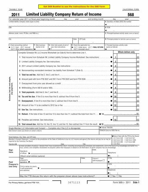 Form 540. Income LLC. Company Tax Return instructions 2011 ato. Return company