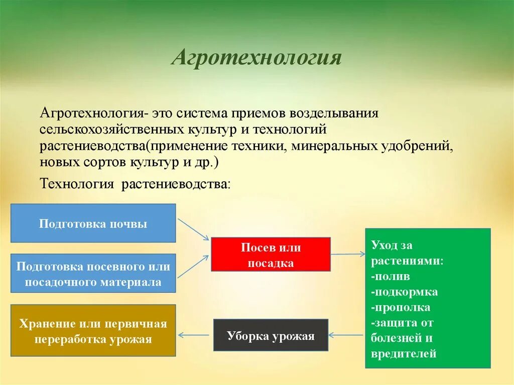 Сельскохозяйственные технологии 5 класс. Агротехнология. Роль науки в сельском хозяйстве. Основные приемы и методы растениеводства. Основы аграрной технологии 8 класс.