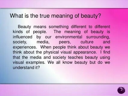 True meaning