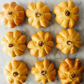 Булочки из тыквы из тыквенного теста