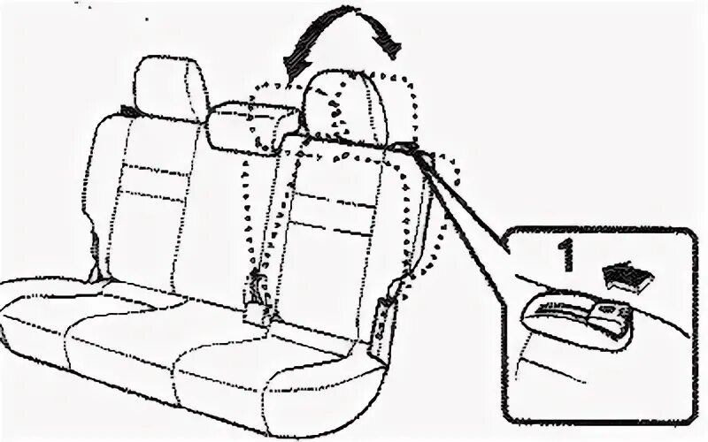 Folding the rear seatbacks (4-door models) (Hyundai Elantra 3 2000-2006: User ma