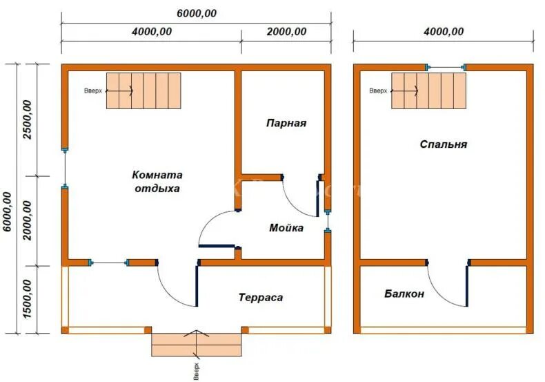 Проект бани 6 7