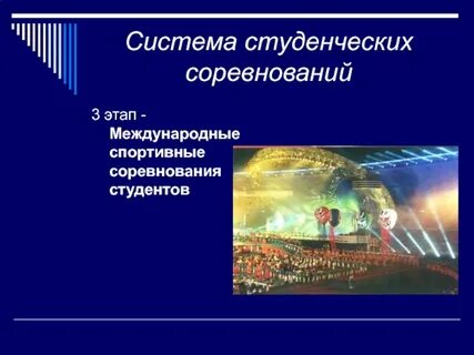 Уровни спортивных соревнований
