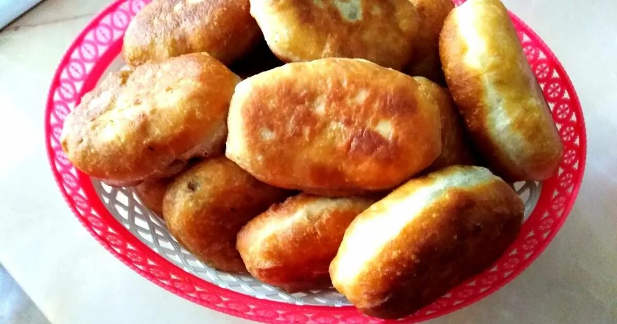 Постное тесто для жареных пирожков