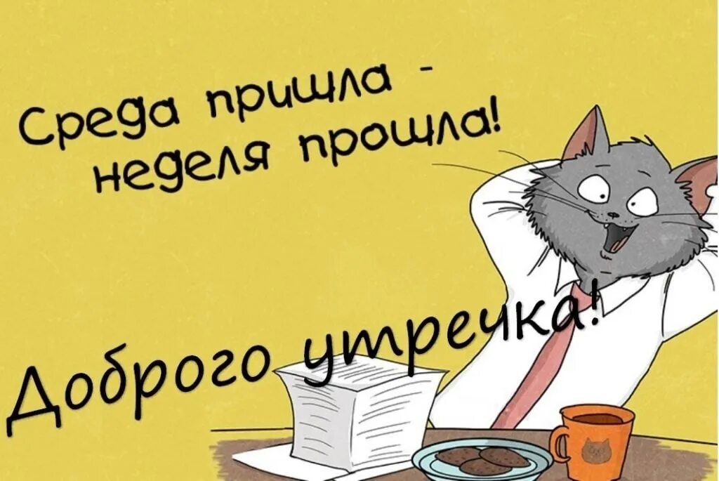 Ну как прошло. Среда приколы. Среда пришла неделя прошла. Открытки со средой прикольные. Среда пришла неделя прошла прикольные.