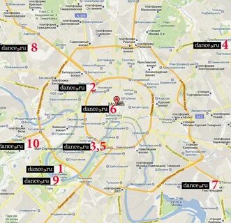 Карта мероприятий москвы