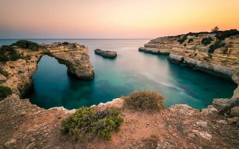 Cliff beach