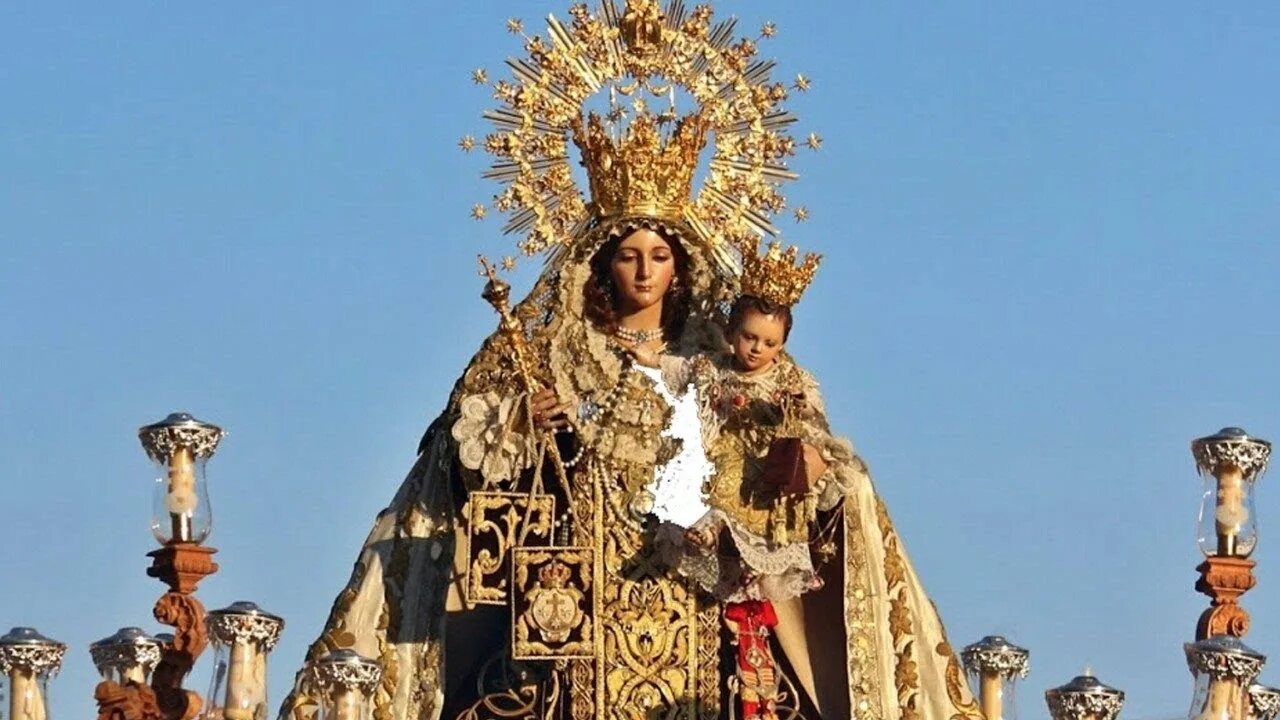 La virgen москва. Костюм Святой Девы. Святилище Девы дель Кармен. Мост Пуэнте Нуэстра сеньора дель Росарио.