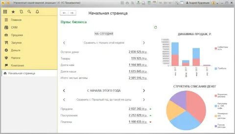 1с бизнес аналитика
