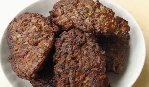 Котлеты из печени с рисом