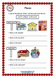 Places worksheets