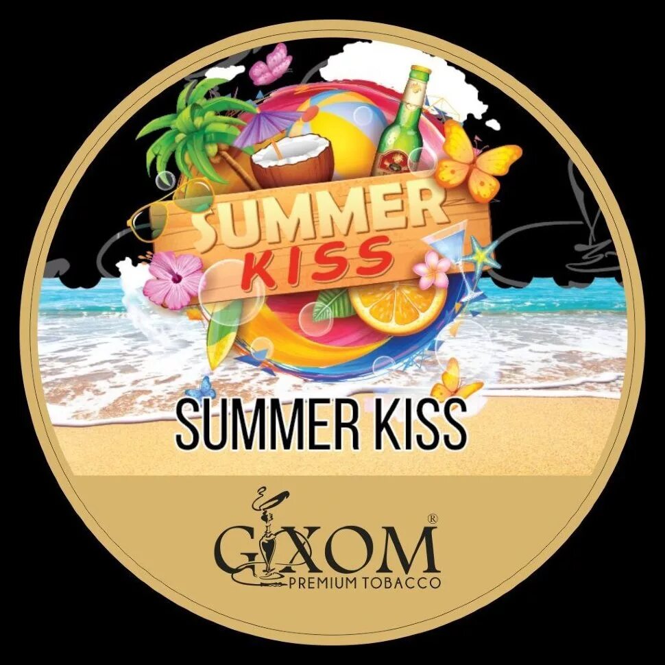 Gixom. Muassel Summer Kiss табак. Summer kiss