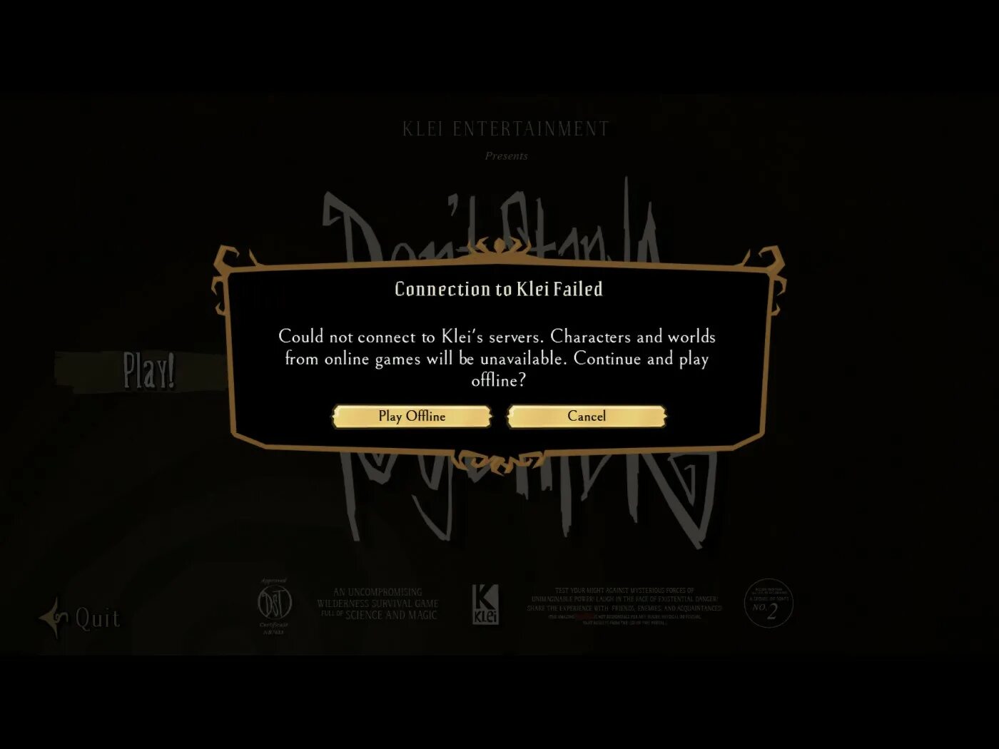 Connection lost server is unavailable. Выделенный сервер don't Starve together. Нет подключения к Klei не удалось подключиться. Uncompromising Mode don't Starve together. Klei аккаунт don't together.