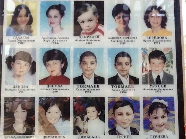 Даты рождения террористов. Список погибших детей в школе Беслан. Список детей погибших в Беслане.
