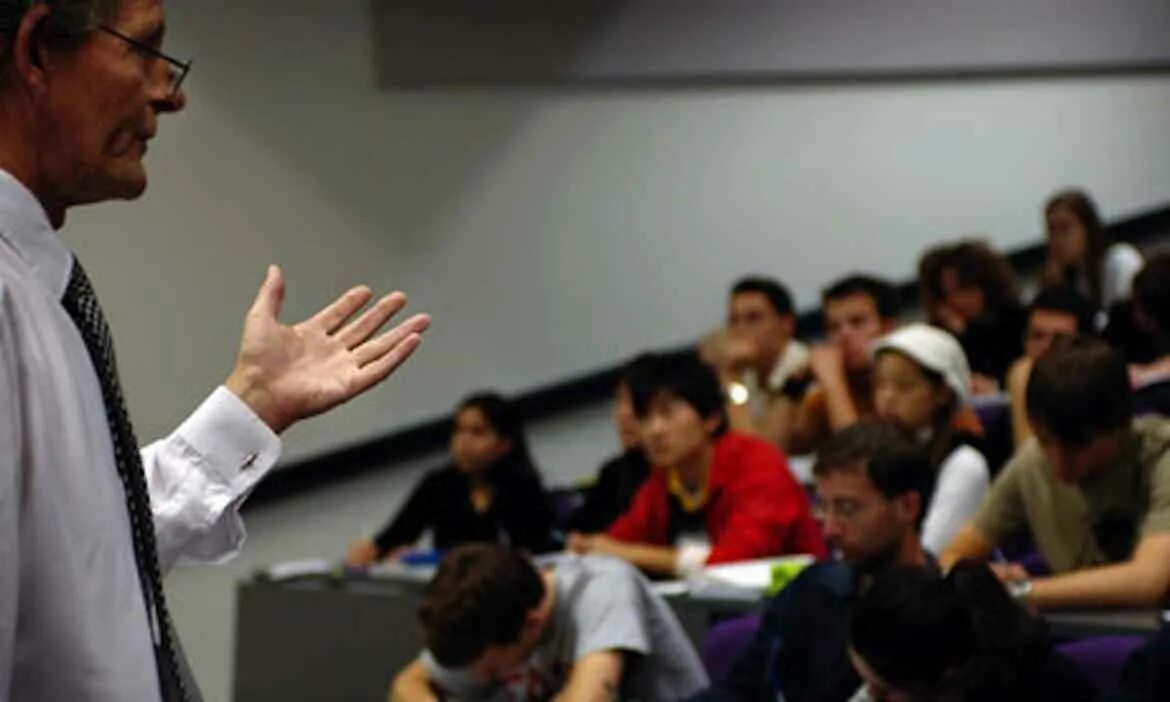 Is a lecture being given