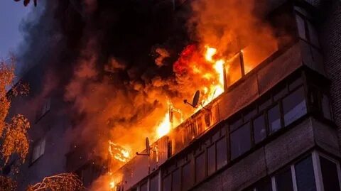Пожар на туполева