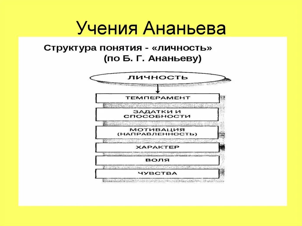 Структура личности по Ананьеву схема. Б.Г Ананьев структура личности. Структура личности Ананьев схема. Структура индивидуальности Ананьев. Б г ананьев личность