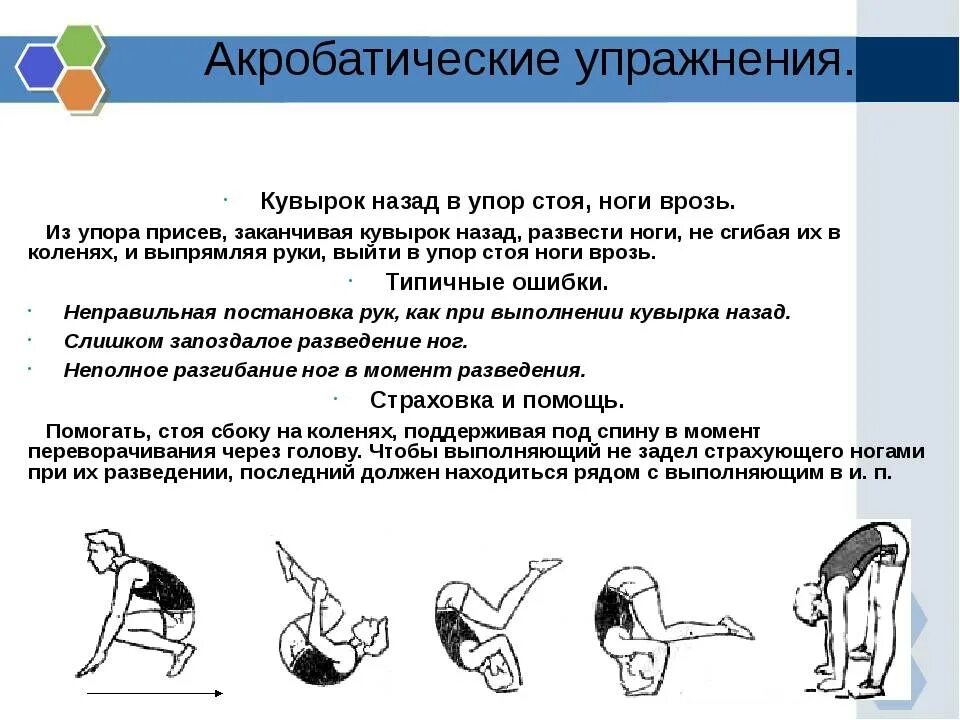 Кувырок назад техника выполнения. Кувырок назад согнувшись в упор стоя ноги врозь. Кувырок назад в упор согнувшись, ноги врозь. Гимнастическое упражнение кувырок назад