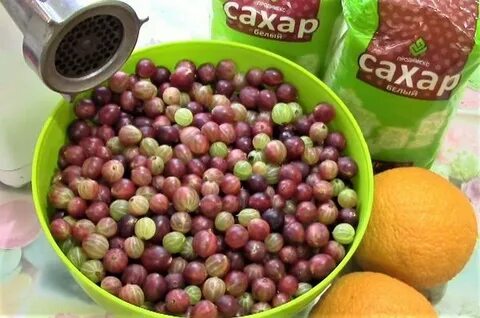 Варенье из крыжовника на мясорубке