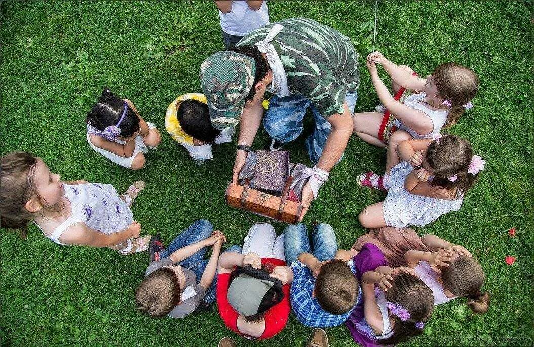 Дети и природа. Детский квест на природе. Развлечения летом. Детский праздник на природе.