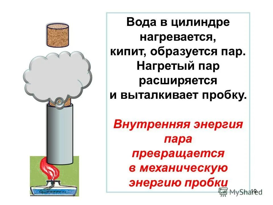 Другие примеры превращения. Превращение внутренней энергии. Примеры превращения механической энергии во внутреннюю.