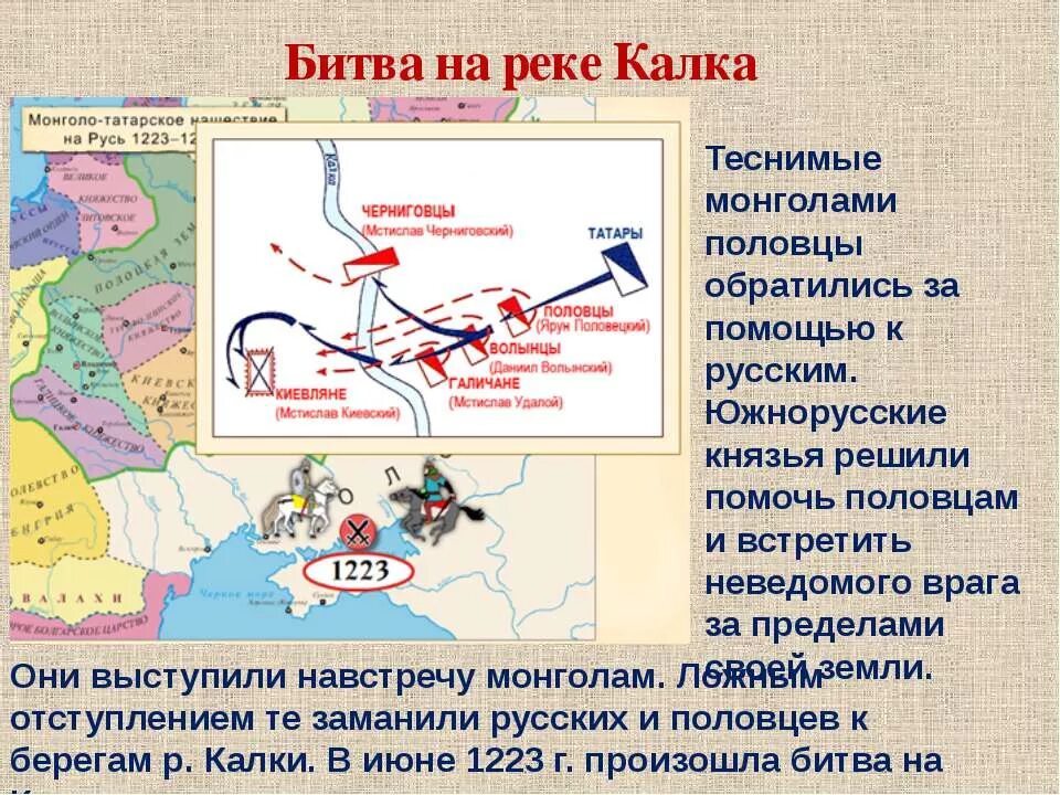 Битва на реке калке поражение. Битва на реке Калке русские князья. 1223 Г битва на реке Калке. Битва на Калке половцы обратились за помощью к русским князьям. Битва на реке Калке князь.